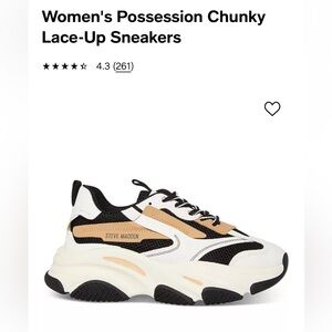 Steve Madden Possession Chunky Lace Up Sneakers